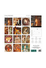 Allaluna Mucha 2026 12x12 Wall Calendar
