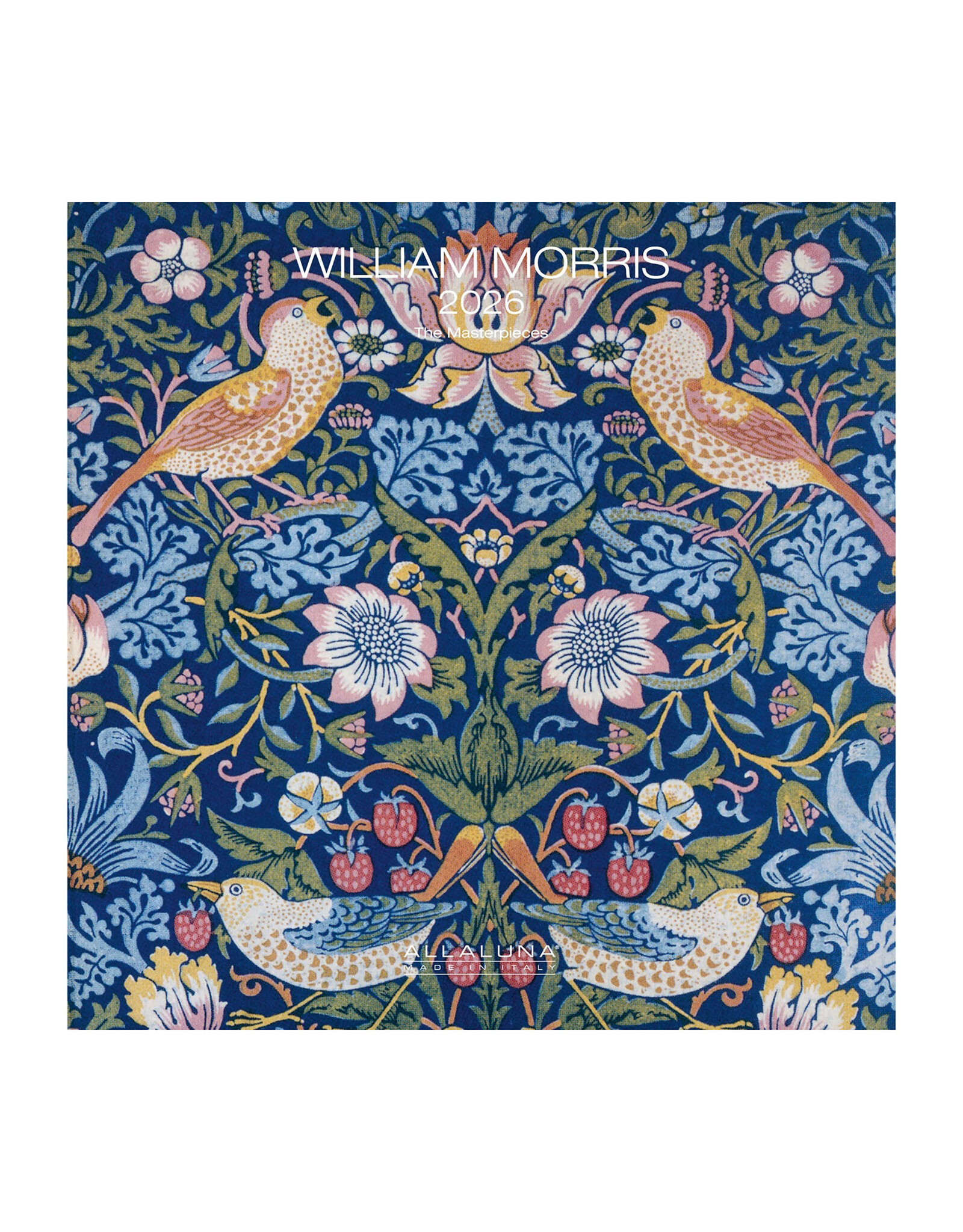 Allaluna William Morris 2026 12x12 Wall Calendar