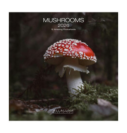 Allaluna Mushrooms 2026 12x12 Wall Calendar