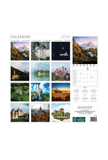 Allaluna Castles 2026 12x12 Wall Calendar
