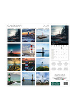 Allaluna Lighthouses 2026 12x12 Wall Calendar