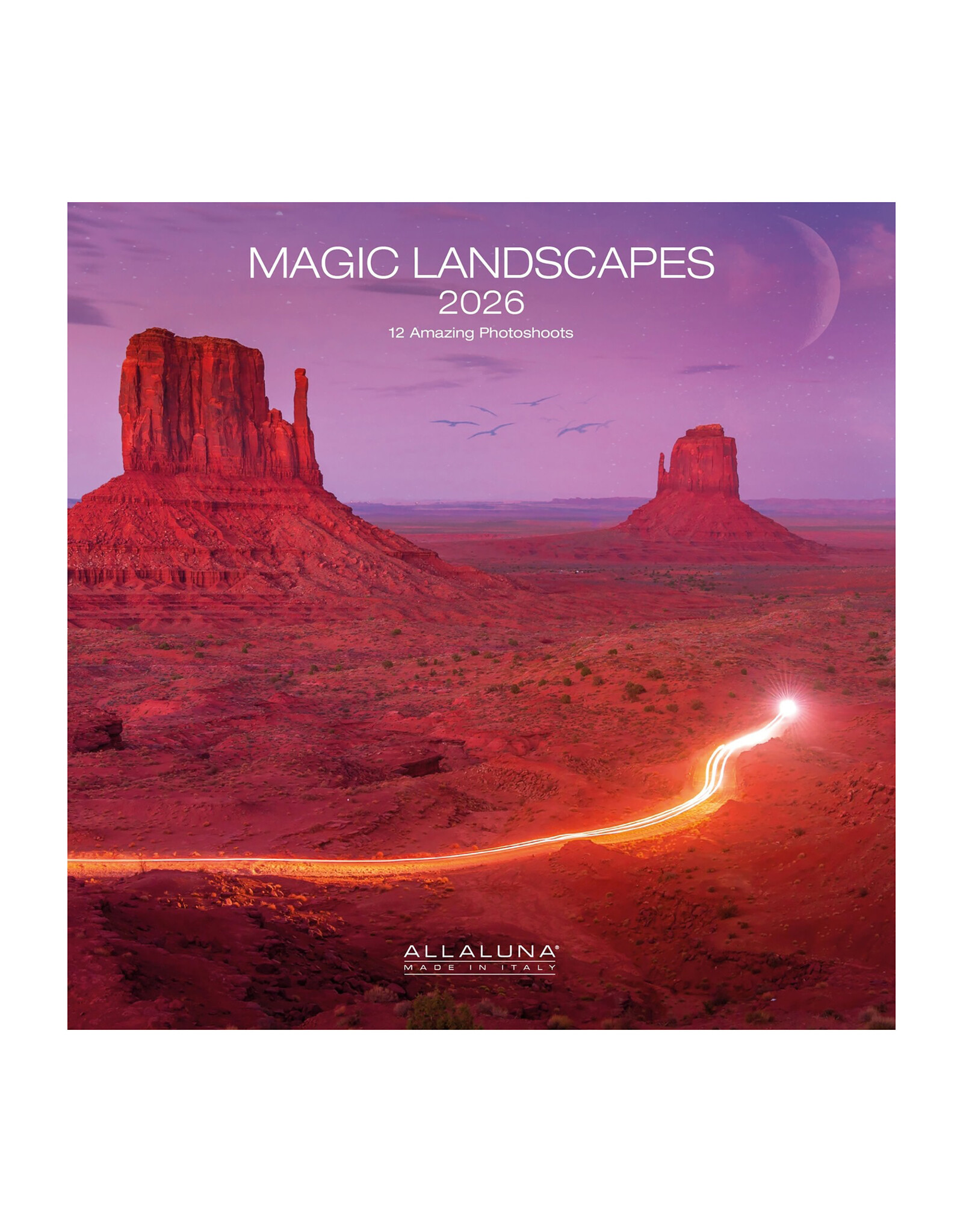 Allaluna Magic Landscapes 2026 12x12 Wall Calendar