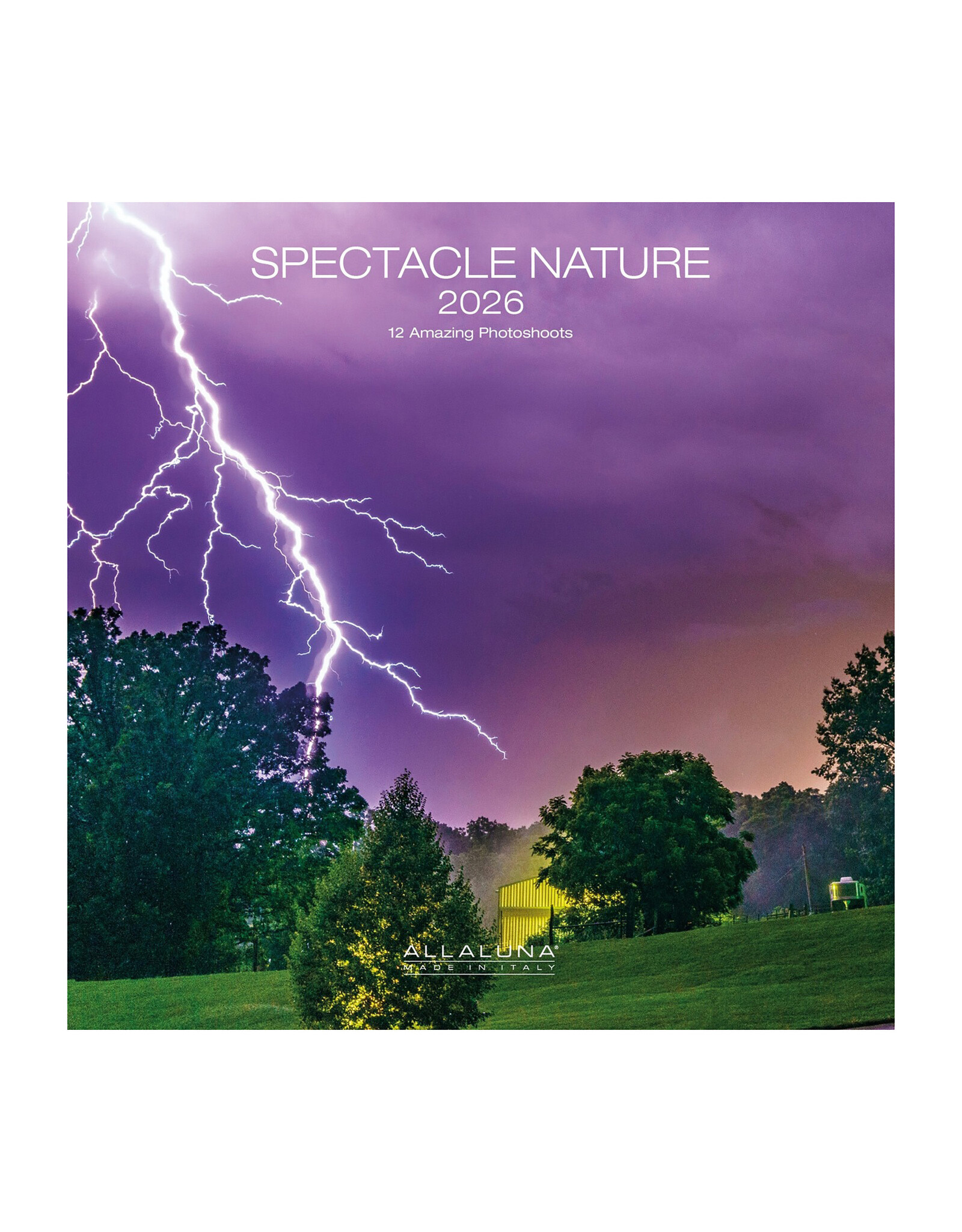 Allaluna Specatacular Nature 2026 12x12 Wall Calendar