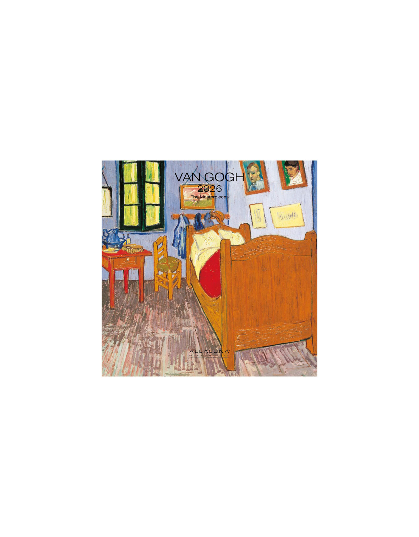 Allaluna Van Gogh 2026 7x7 Small Wall Calendar