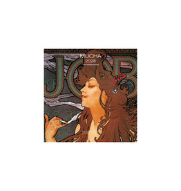 Allaluna Mucha 2026 7x7 Small Wall Calendar