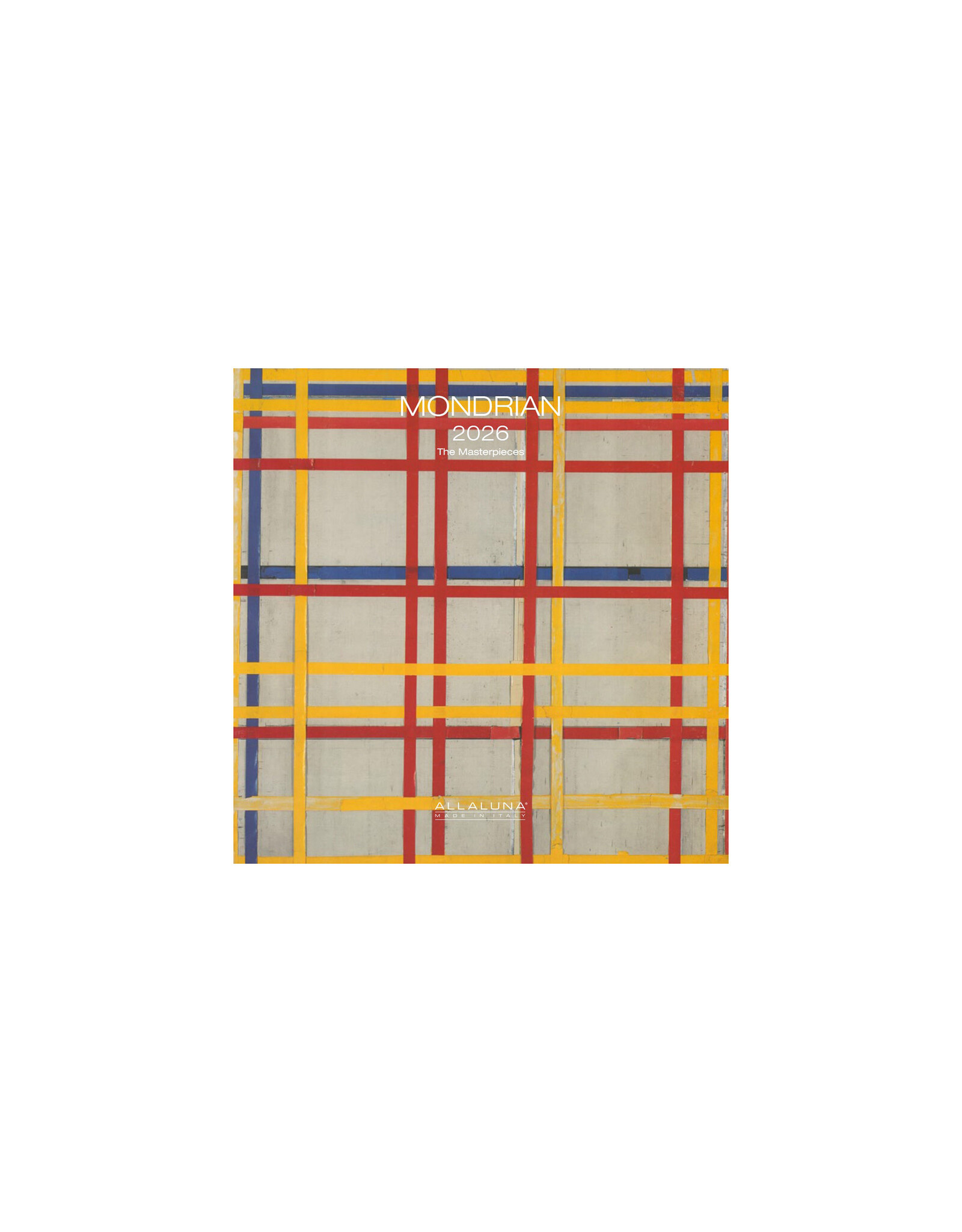 Allaluna Mondrian 2026 7x7 Small Wall Calendar