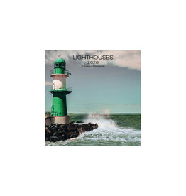 Allaluna Lighthouses 2026 7x7 Small Wall Calendar