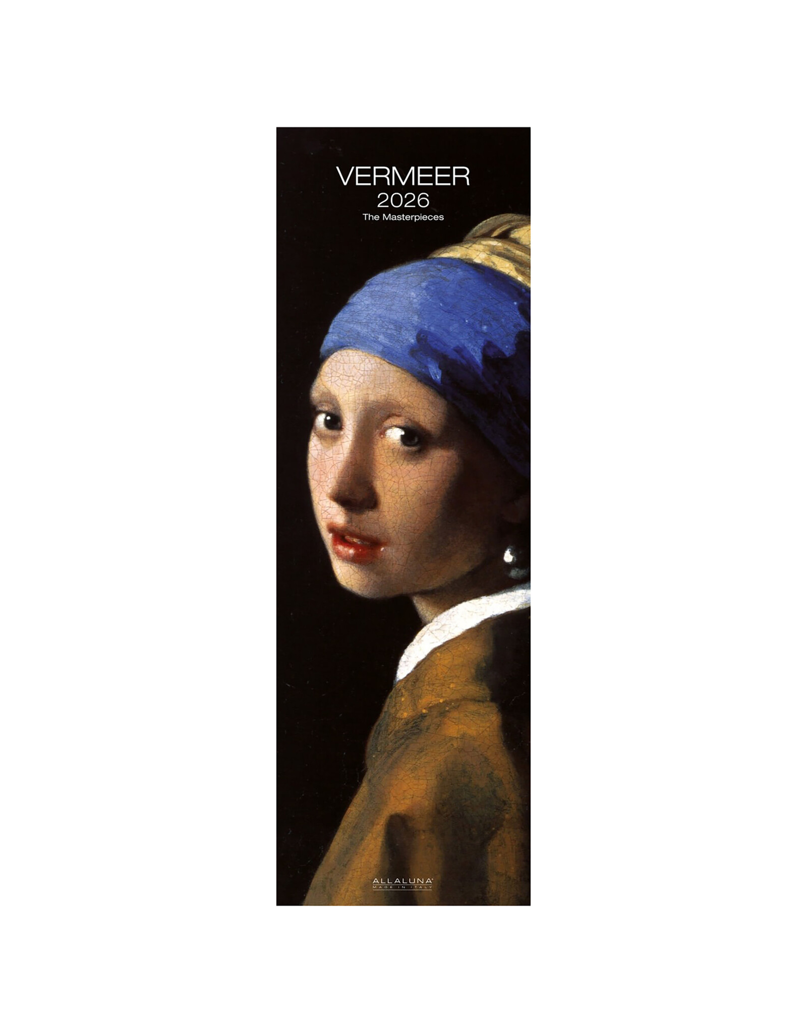 Allaluna Vermeer 2026 6.3x19.3 Long Wall Calendar