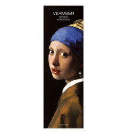 Allaluna Vermeer 2026 6.3x19.3 Long Wall Calendar