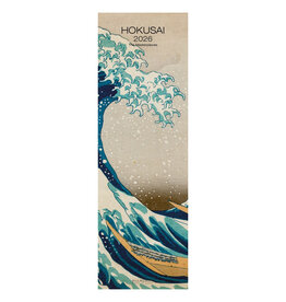 Allaluna Hokusai 2026 6.3x19.3 Long Wall Calendar