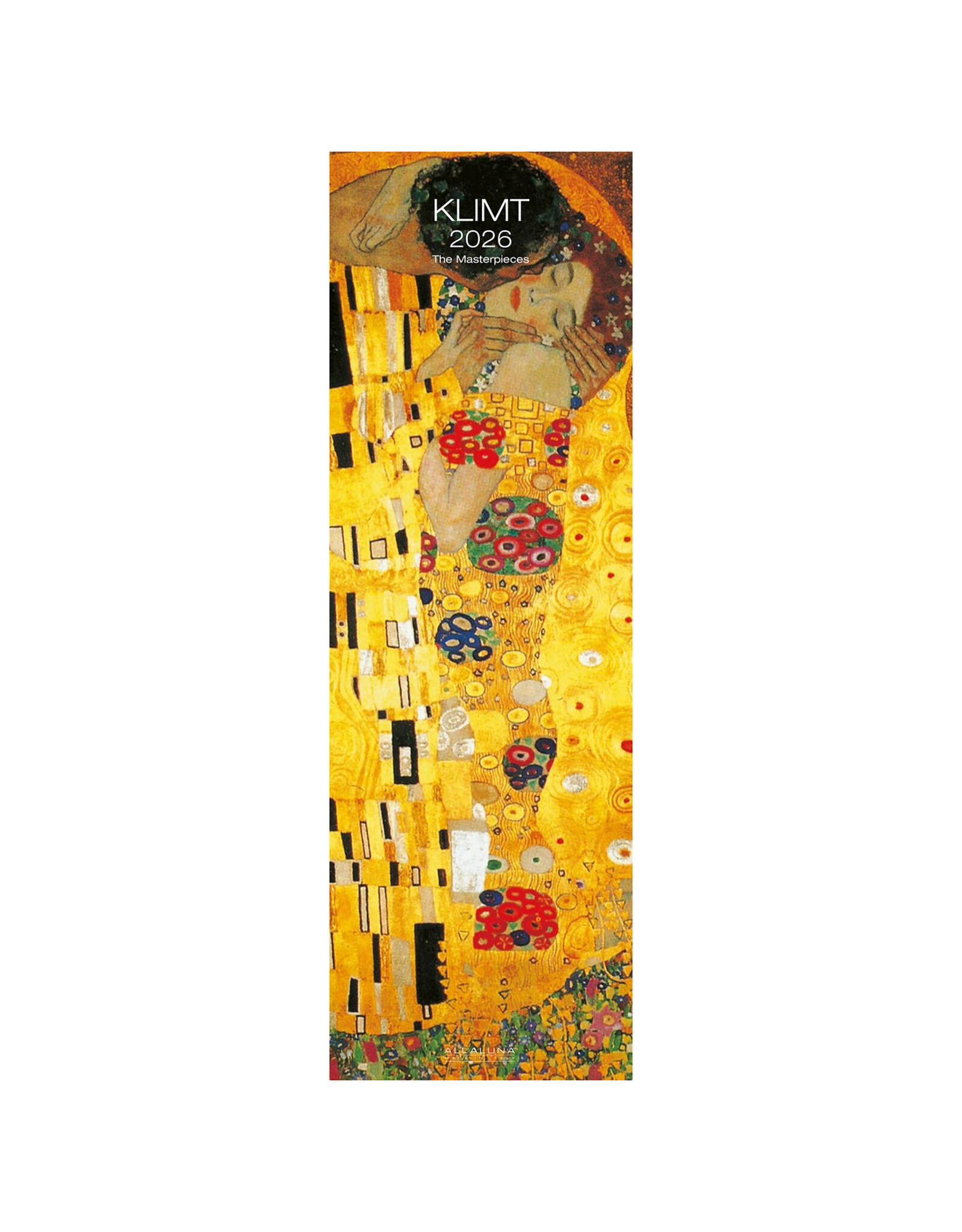 Allaluna Klimt 2026 6.3x19.3 Long Wall Calendar