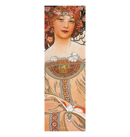 Allaluna Mucha 2026 6.3x19.3 Long Wall Calendar