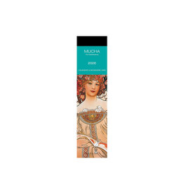 Allaluna Mucha 2026 Bookmark Calendar