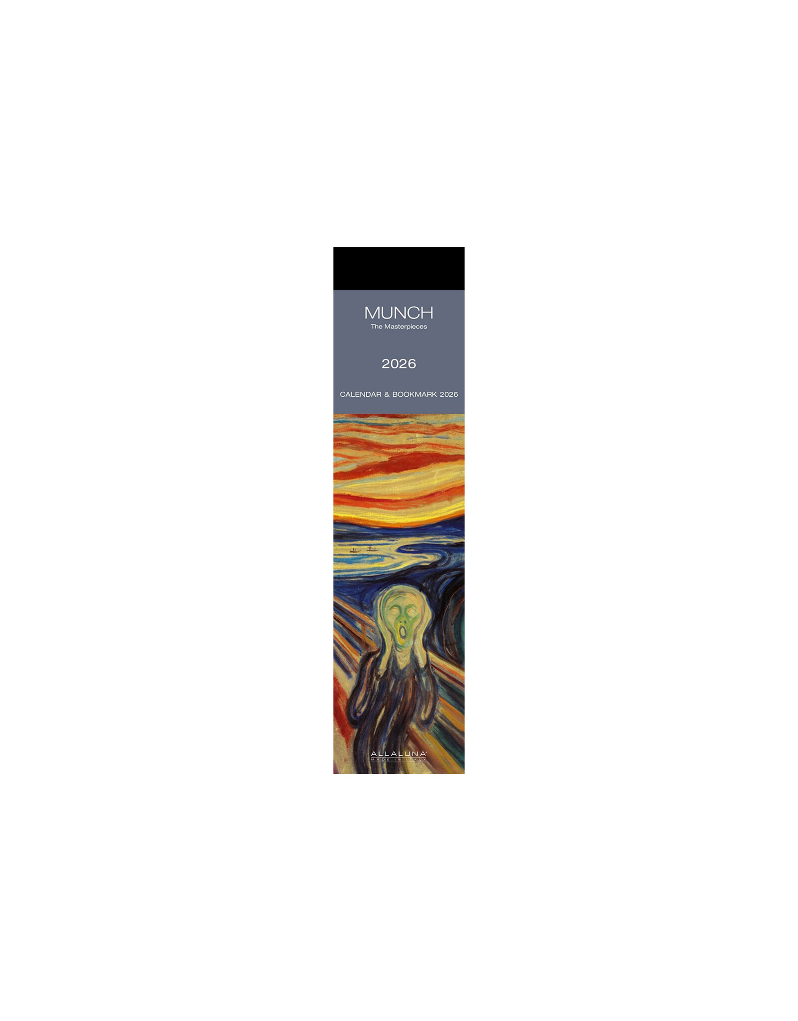 Allaluna Munch 2026 Bookmark Calendar