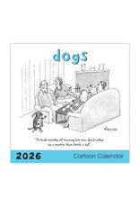 Nelson Line Studio Dogs 2026 12x12 Cartoon Wall Calendar