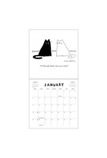 Nelson Line Studio Cats 2026 12x12 Cartoon Wall Calendar