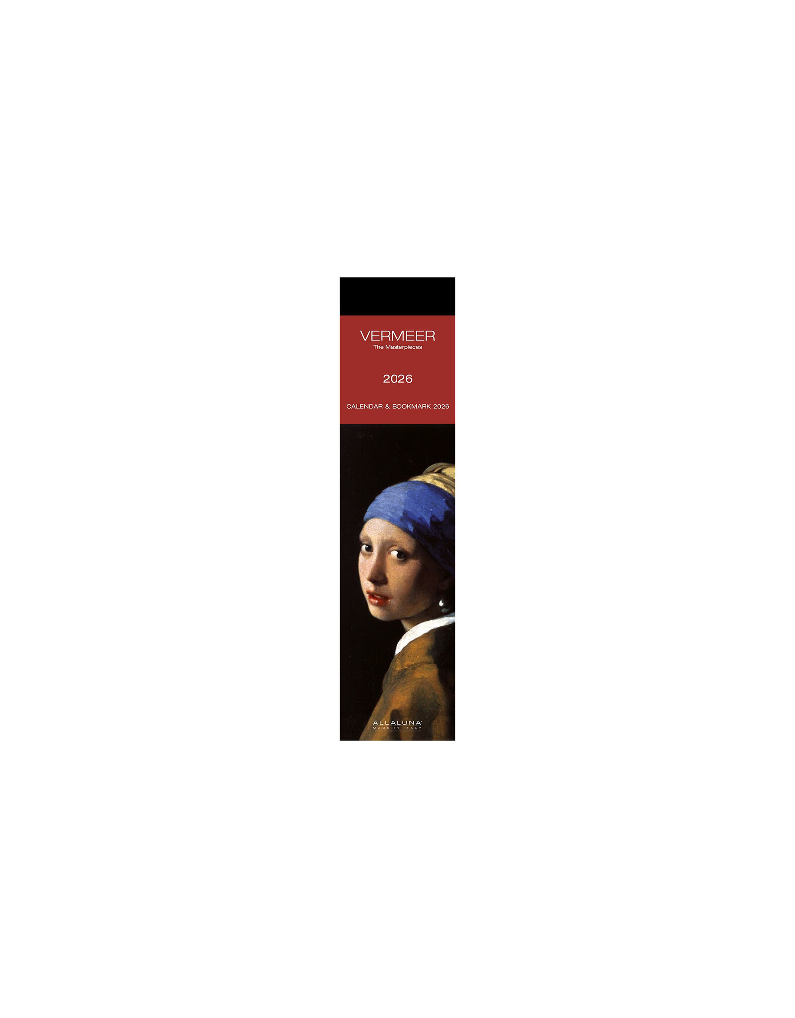 Allaluna Vermeer 2026 Bookmark Calendar