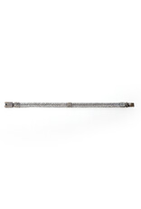 Sterling Heavy Double-Braid Clasp Bracelet with Double-Spiral Motif