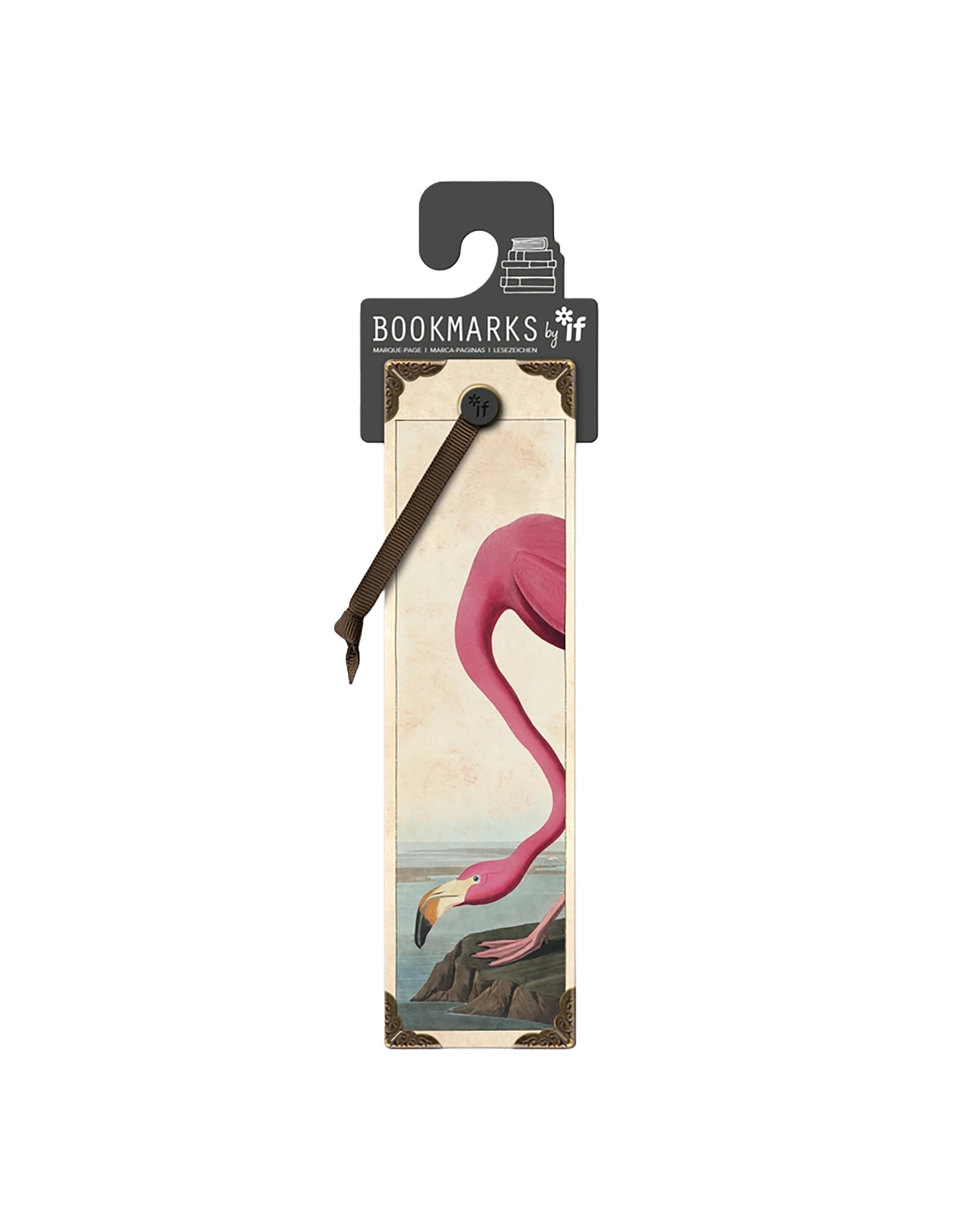 Flamingo Vintage Bookmark