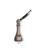 Chess Eclectionery Bookmark Pen