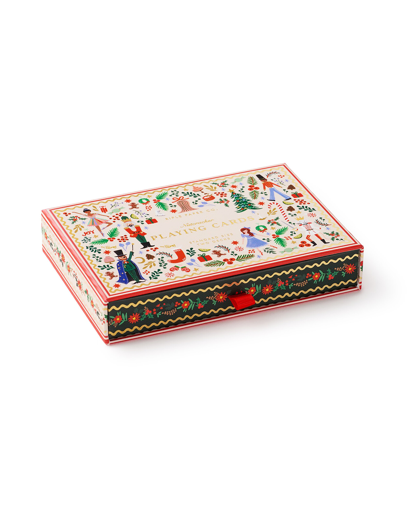 Rifle Paper Co. Holly Jolly Nutcracker Holiday Playing Card Set