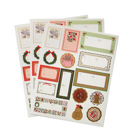 Rifle Paper Co. Pack of 3 Christmastide Holiday Stickers & Labels Sticker Sheets