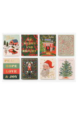 Rifle Paper Co. Holiday Wishes Essentials Card Box of 16 Assorted A2 Christmas Notecards