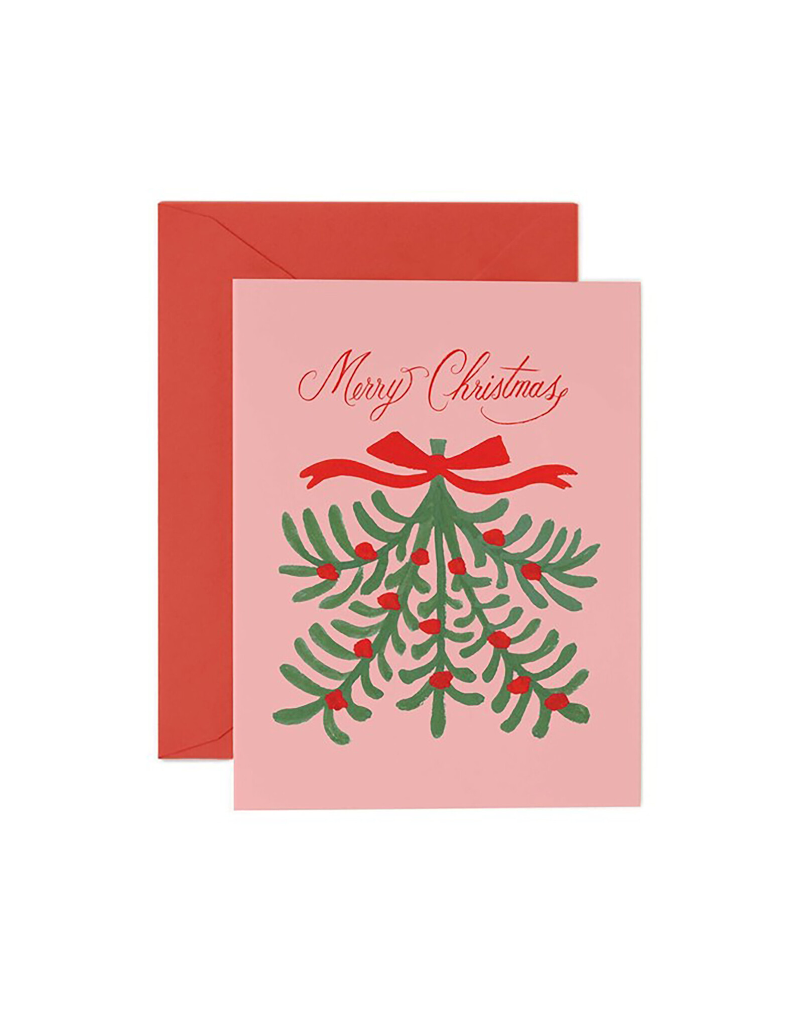 Rifle Paper Co. Merry Christmas Mistletoe A2 Christmas Notecards Boxed Set of 8