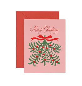 Rifle Paper Co. Merry Christmas Mistletoe A2 Christmas Notecards Boxed Set of 8