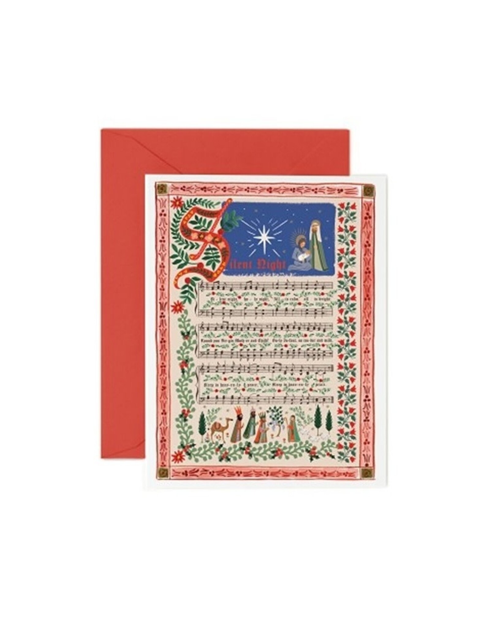 Rifle Paper Co. Silent Night A2 Christmas Notecards Boxed Set of 8