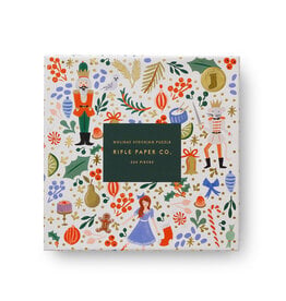 Rifle Paper Co. Nutcracker Sweets Stocking 500-Piece Holiday Jigsaw Puzzle