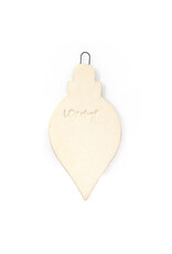 Atomic Girl Pottery Medium Whimsical Christmas Hand-Made Ceramic Ornament