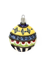 Atomic Girl Pottery Medium Whimsical Christmas Hand-Made Ceramic Ornament