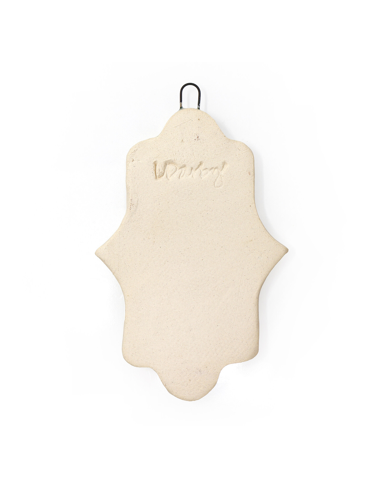 Atomic Girl Pottery Medium Whimsical Christmas Hand-Made Ceramic Ornament