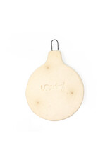 Atomic Girl Pottery Small Whimsical Christmas Hand-Made Ceramic Ornament