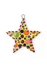 Atomic Girl Pottery Whimsical Star Hand-Made Ceramic Art Ornament