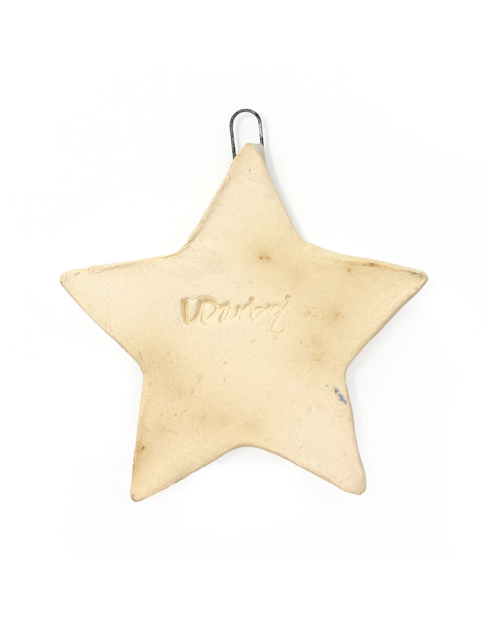 Atomic Girl Pottery Whimsical Star Hand-Made Ceramic Art Ornament