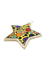 Atomic Girl Pottery Whimsical Star Hand-Made Ceramic Art Ornament