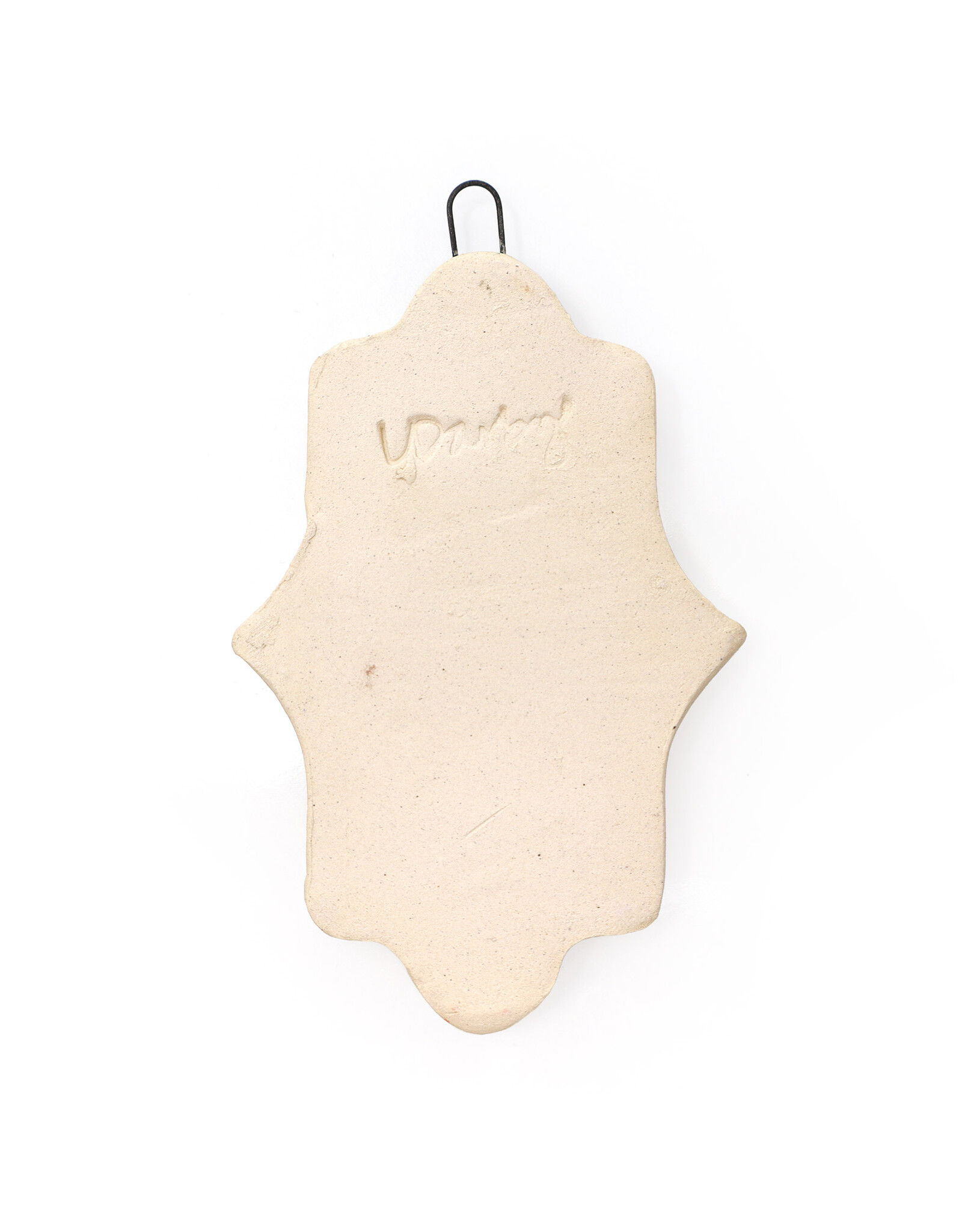 Atomic Girl Pottery Medium Whimsical Christmas Hand-Made Ceramic Ornament