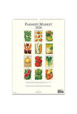 Cavallini Papers & Co. 2026 Wall Calendar Farmer's Market