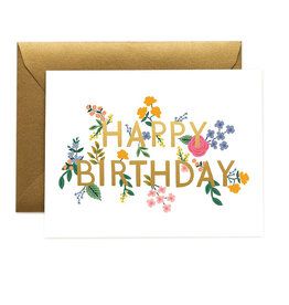 Rifle Paper Co. Wildwood Birthday A2 Notecard