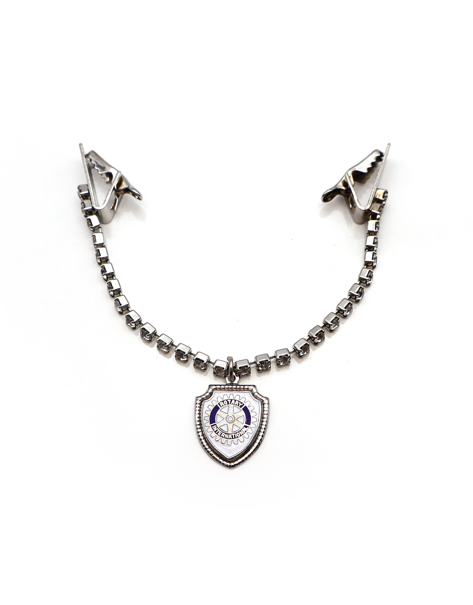 Rotary International Rhinestone Women's Sweater Guard in Presentation Box