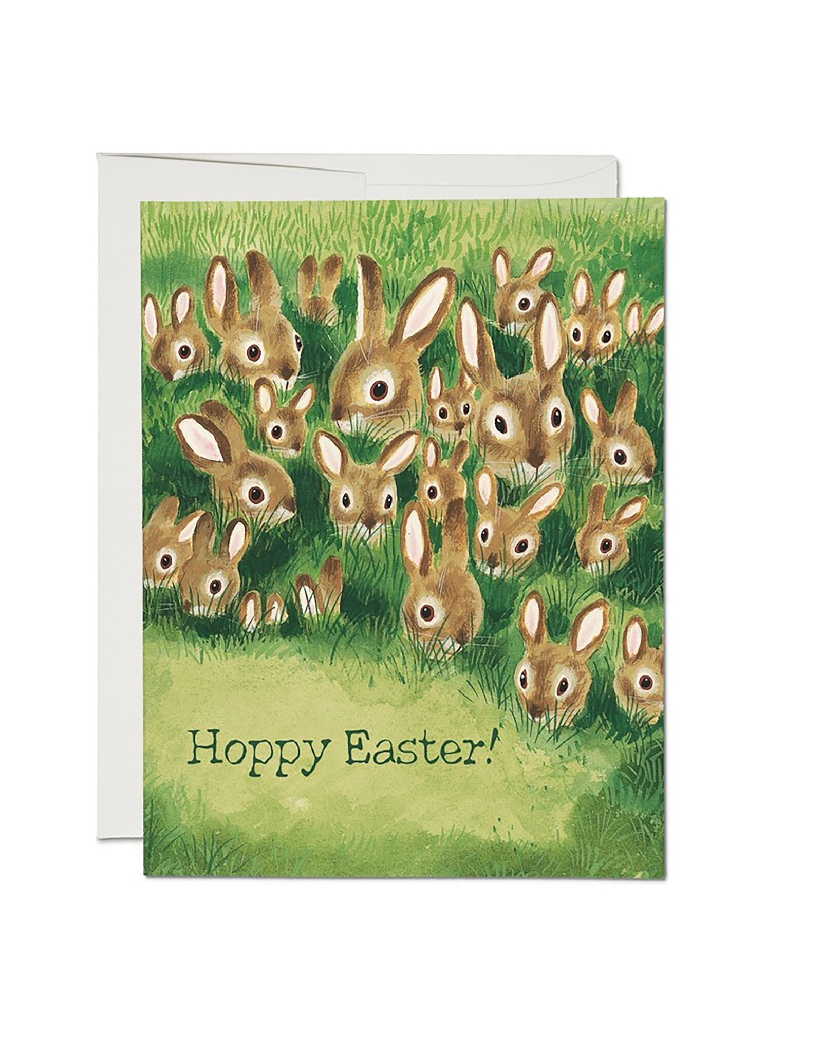 Red Cap Cards Rabbit Family Richard Scarry A2 Easter Card