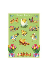 Cavallini Papers & Co. Wrap Easter Chicks