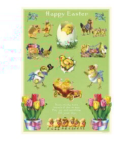 Cavallini Papers & Co. Wrap Easter Chicks