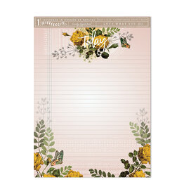 Papaya! Pink Bouquet Legal Pad