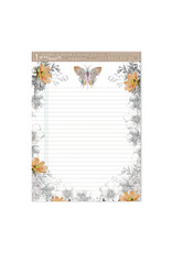 Papaya! Paisley Butterfly Legal Pad