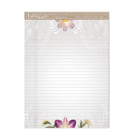 Papaya! Orchid Lace Legal Pad