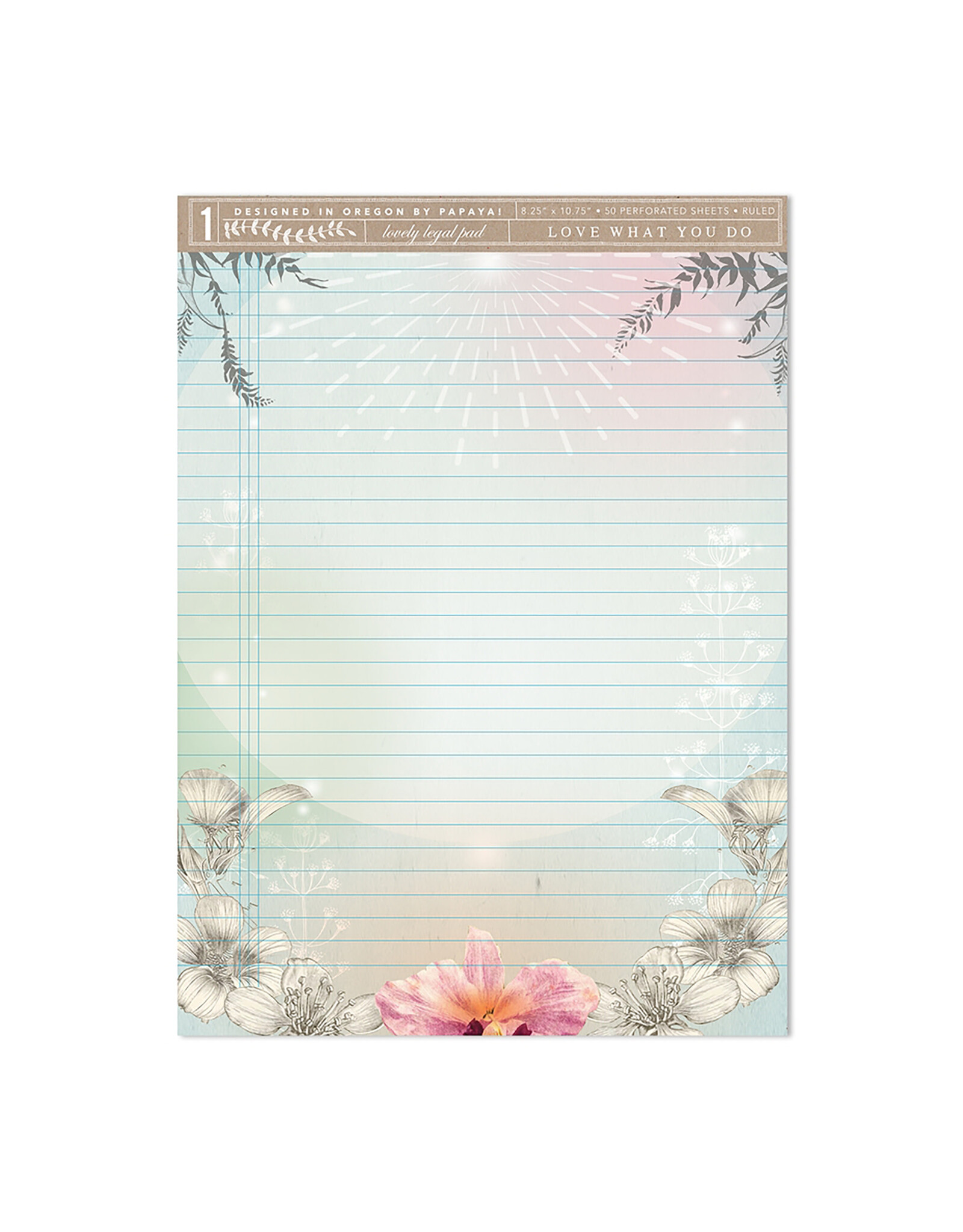 Papaya! Higher Love Legal Pad