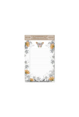 Papaya! Paisley Butterfly Little Legal Pad